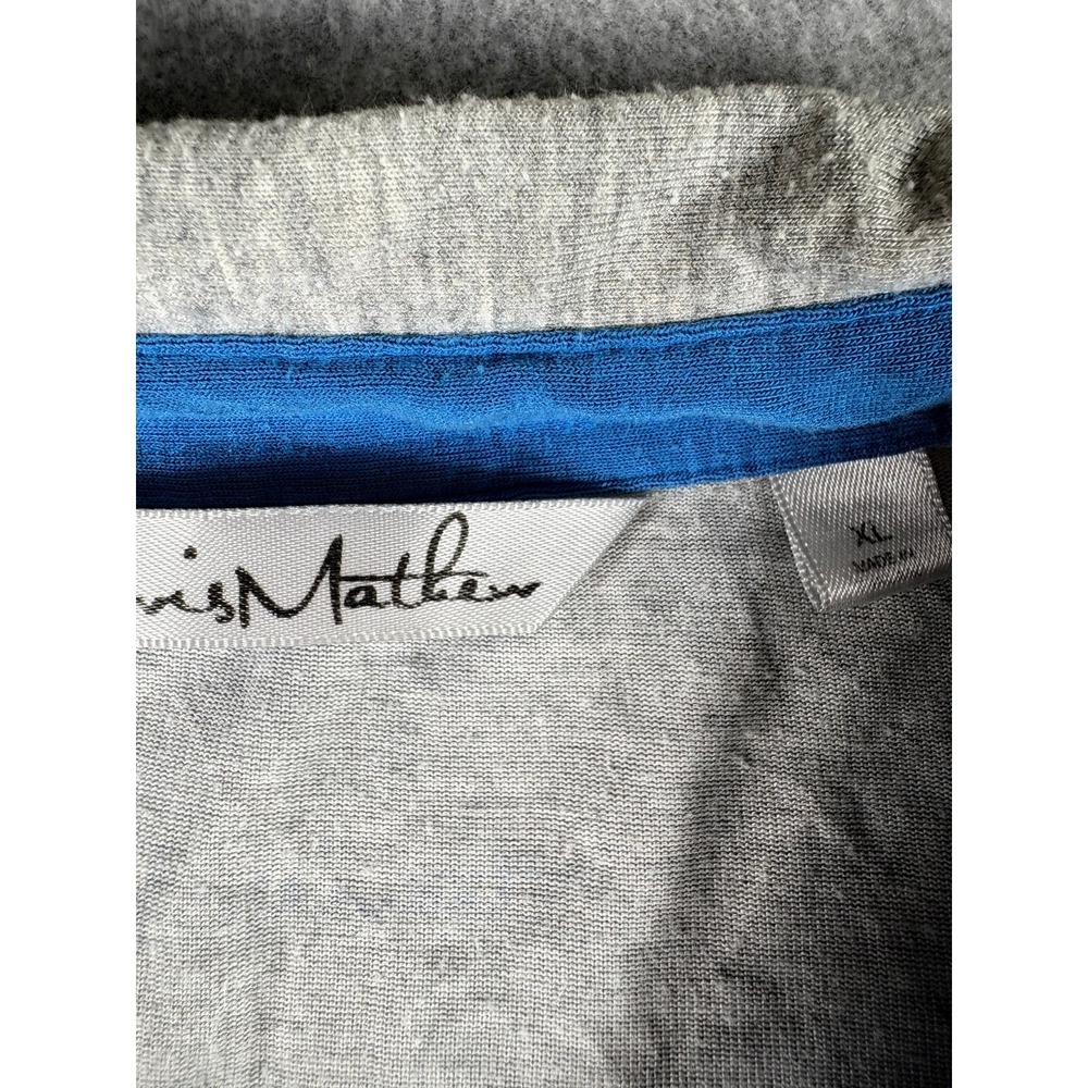 Travis Mathew Polo Shirt Mens XL Gray Golf Lightweight Premium Performance Work - Picture 4 of 7
